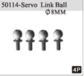 

HSP part 50114 Servo Link Ball DIA 8mm X4P For RC model Buggy Car Truck Truggy spare parts