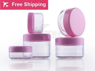 

3g 5g 10g 15g 20g Cream Jar,Empty Plastic Cosmetic Container,Eyeshadow Cream Box,Small Sample Makeup nail powder case