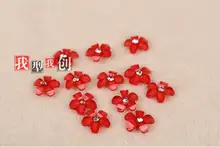 Cinco pétalas Resina acessórios por atacado! 500 Pçs/lote escudo do telefone móvel DIY Nail art decorações de 8 cores frete grátis