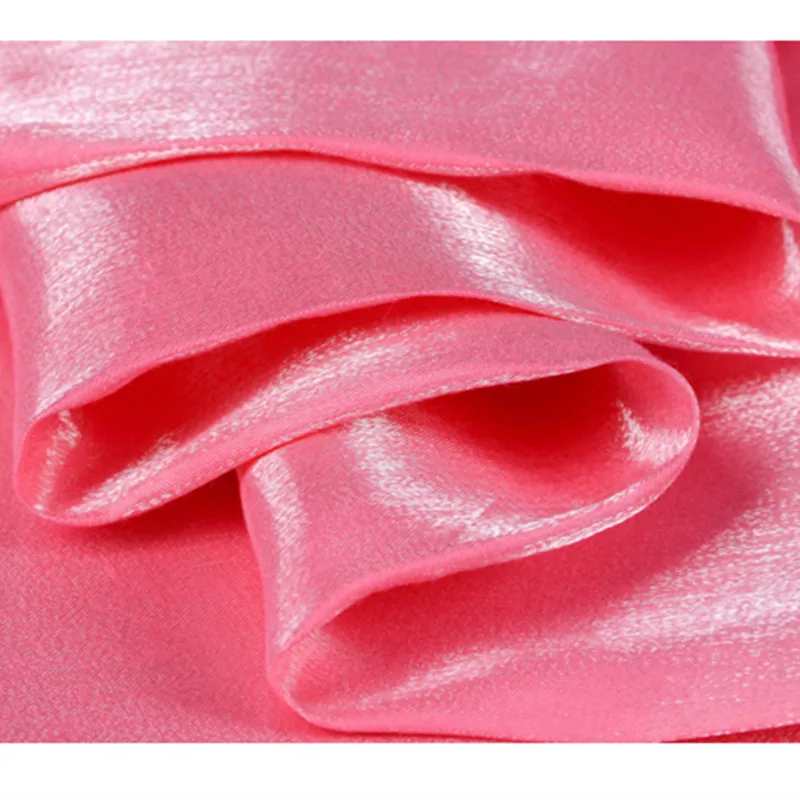 CF476 1 м сменная розовая Tencel хлопковая ткань импортная Цветная глазурь летнее