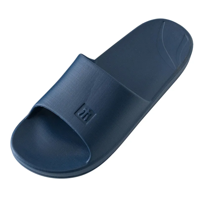 

Men&Women Home Indoors PVC Slippers Solid Floor Family Shoes Beach Sandals Mans footwear terlik kapcie Slides 40jy11