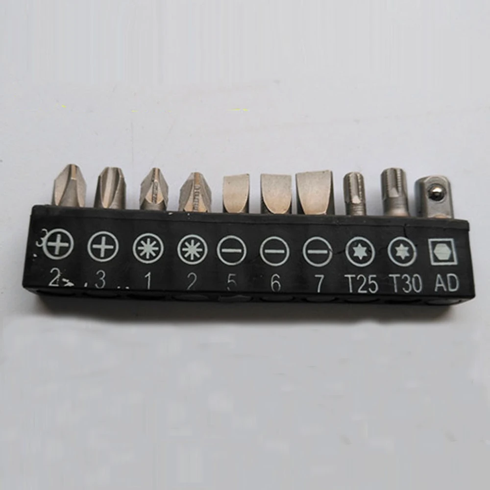 

10Pcs Electronics Drill Precision Tool 1/4 Hex Shank Screwdriver Bit Drill Set