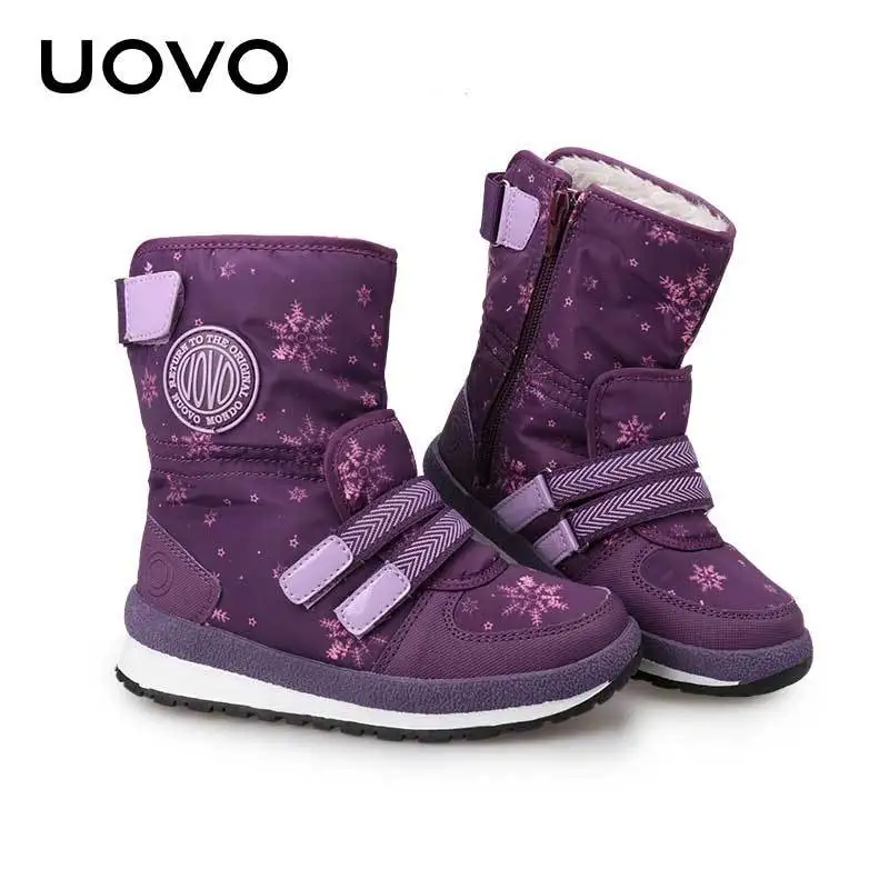 girls purple snow boots