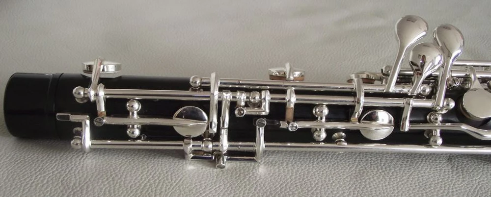 Превосходное черное дерево oboe в C Ключ полный автоматический наряд
