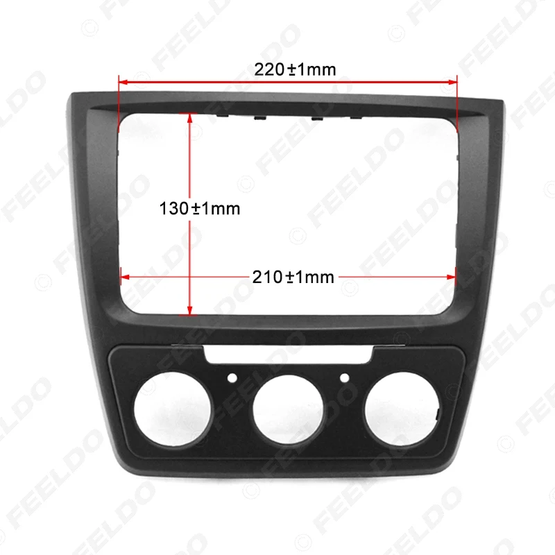 LEEWA Автомобильная установка DVD панель Dash комплект фасции Радио Аудио рамка для Skoda Yeti стерео рамка установочный комплект# CA1887