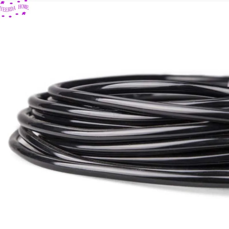 

New material 50M 4/7MM Garden hose watering hose Drip irrigation Black Micro Irrigation Pipe Water Hose