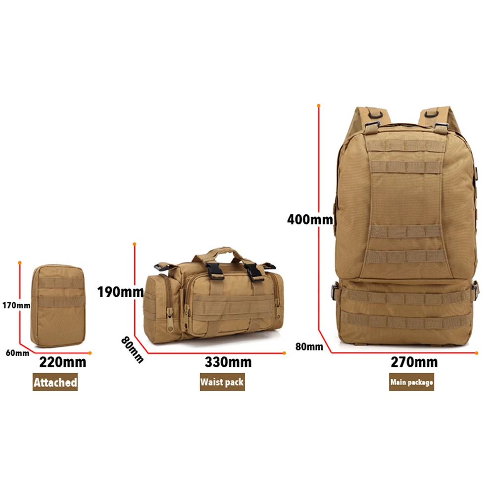 35L Molle, охота, военный рюкзак, тактический рюкзак, уличная спортивная сумка, походный рюкзак, дорожная сумка Molle