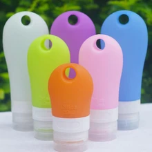 5 шт./компл. 60 мл портативная Мини силиконовая бутылка для многоразового использования кремы косметический продукт тубы для путешествий точки лосьона абсолютно шампунь PJ86