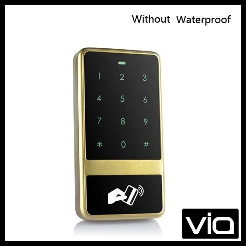 

C60 ID+Without Waterproof Free Shipping RFID embedded 12v metal touch systems access controller 5 color available