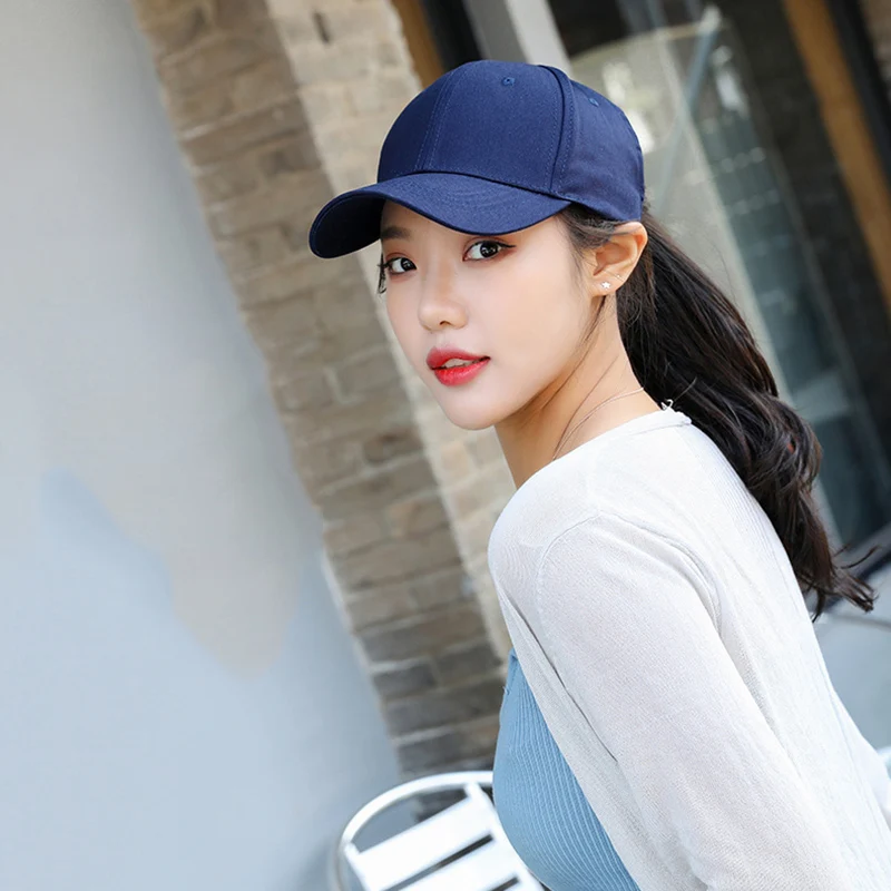 

hot Duck Tongue Baseball Cap Ponytail Summer Tennis Cap Sun Protection Visor Camping Cycling Boating Golf YS-BUY