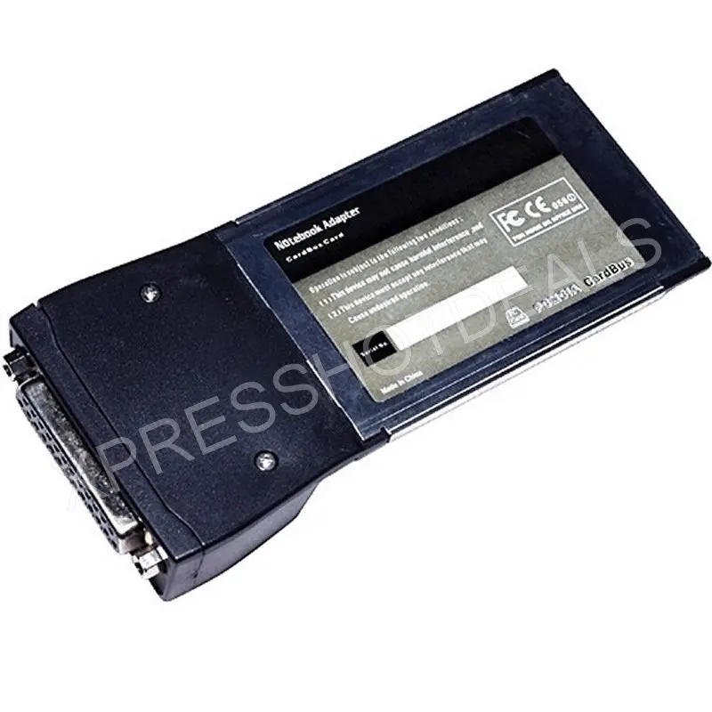 PCMCIA Cardbus К LPT параллельный принтер LPT порт DB25 Cardbus адаптер ноутбук