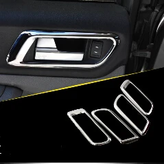 

Car Styling 4pcs/set ABS or stainless steel interior door handle decoration sticker caseframe for Ford Focus 2 MK2 2009-2013