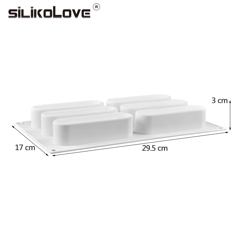 Силиконовые формы SILIKOLOVE, 6 полостей, форма для торта, силиконовая кастрюля для мусса, форма для торта, антипригарная форма для выпечки, декоративные инструменты, силиконовые формы