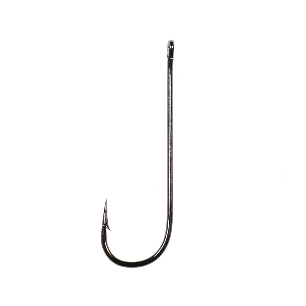 Bimoo 50 шт. длинный хвостовик рыболовный крючок Абердин длинный хвостовик рыболовные крючки никель коричневый