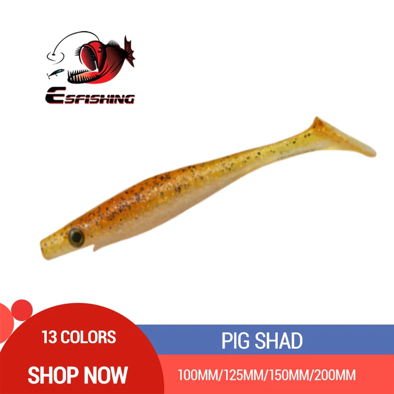 ESFISHING جديد خنزير شاد 100 مللي متر 125 مللي متر 150 مللي متر 200 m الصيد Jerkbait البحر كبيرة الطعم لينة إغراء مجداف الذيل السيليكون الطعم البحر الصيد ESFISHING جديد خنزير شاد 100 مللي متر 125 مللي متر 150 مللي متر 200 m الصيد Jerkbait البحر كبيرة الطعم لينة إغراء مجداف الذيل السيليكون الطعم البحر الصيد