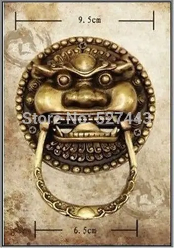 

Wholesale Large Chinese Bronze Foo Dog Foo Lion Door Knocker