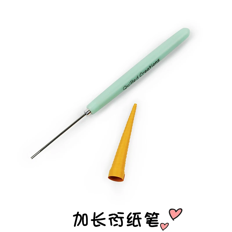 Высокое качество бумажный Квиллинг Ручка DIY глубокий адский широкий длинный стилус рулонная ручка Набор инструментов