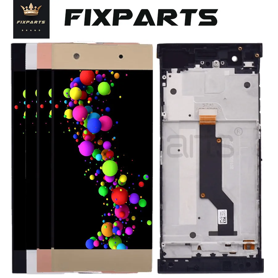

100% 1280x720 For 5.0" Sony Xperia XA1 G3116 LCD Display Touch Screen Digitizer Assembly With Frame Replacement For SONY XA1 LCD