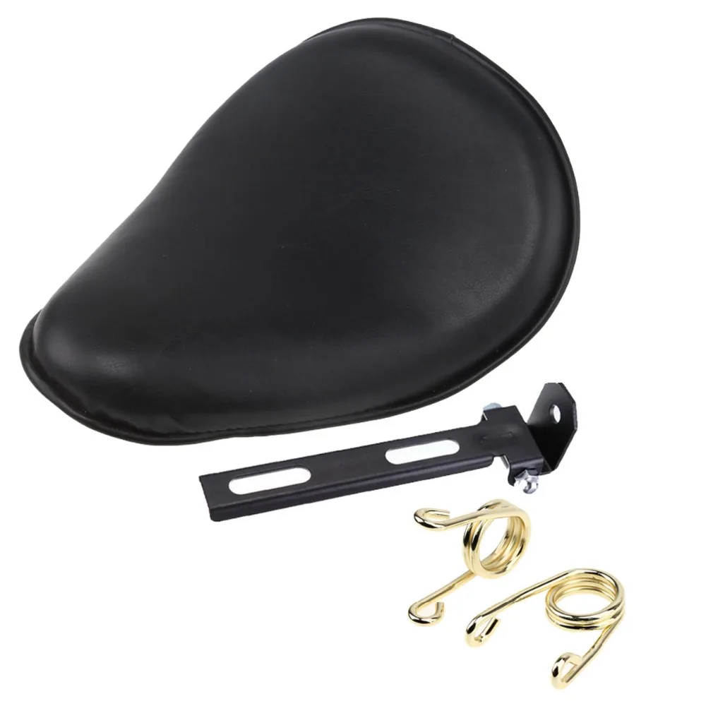 Motorcycle Accessories Seats PU Leather Solo Seat Mount A Type Spring