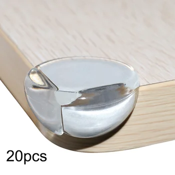 

20PCS/Lot Transparent Baby Safety Table Corner Protectors Anti-Collision Desk Angle Protection Cover Edge Corner Guard