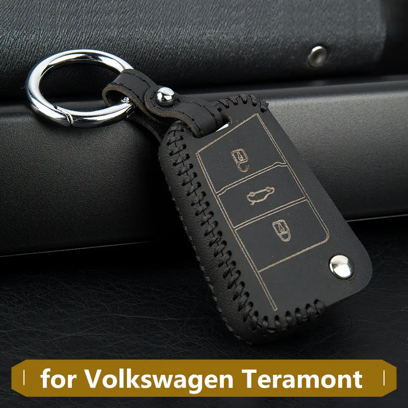Для Volkswagen Teramont чехол для ключей кожаный Teramont- защитный чехол для автомобильного ключа