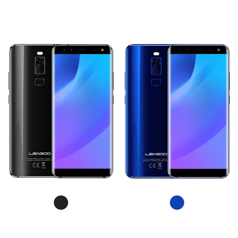  LEAGOO S8 5.72 full screen Mobile Phone Android 7.0 MTK6750T Octa Core 3GB+32GB 13MP 4 Cameras Fing