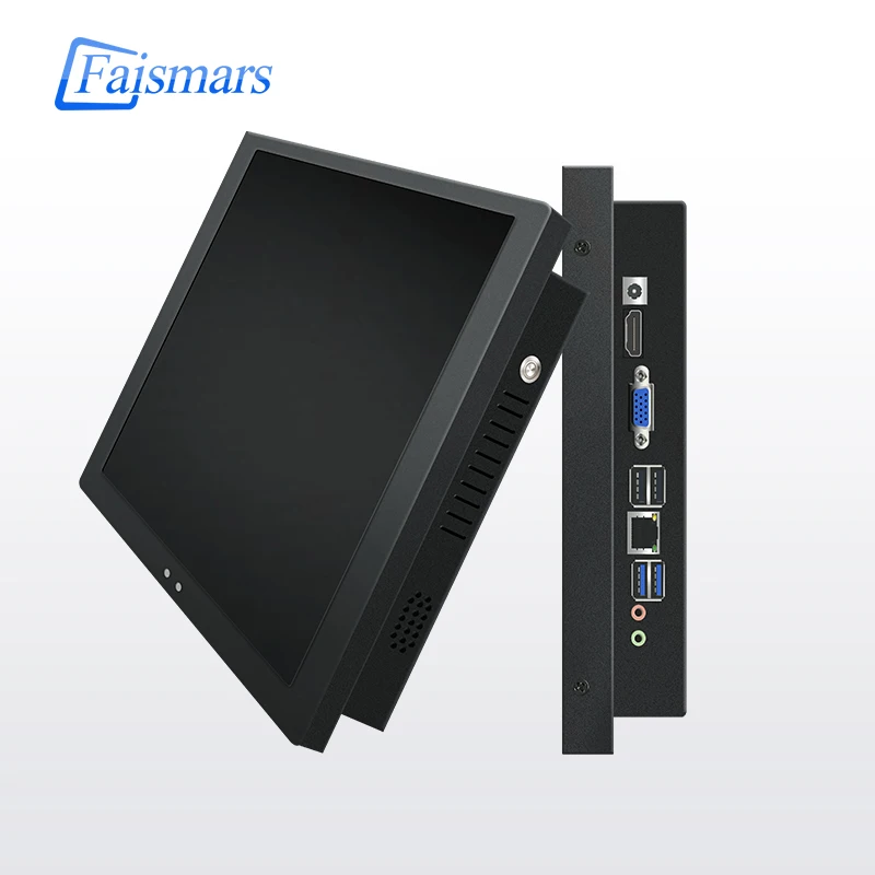 Faismars 10.4 Inch Intel Processor CPU J1900 All In One PC Rack Mount Computer Resistive Touch TFT Panel With 4G RAM 32G SSD (6)