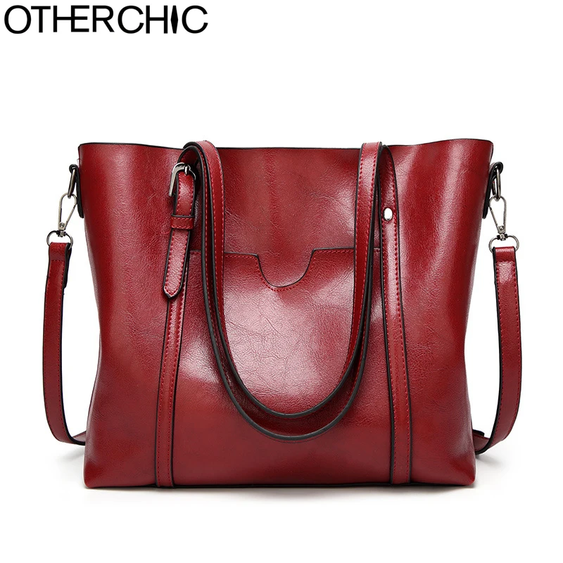 

OTHERCHIC Women Fashion Shoulder Bags for Women Crossbody Bags Oil Wax Leather Messenger Bag Vintage Women Handbags 7N05-02