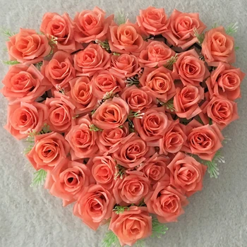

Wedding Car Decorations Rrange Rose Heart Wreaths Silk Flowers Door Wreaths Wedding Door Decorations Tiffany Blue Voiture Decor