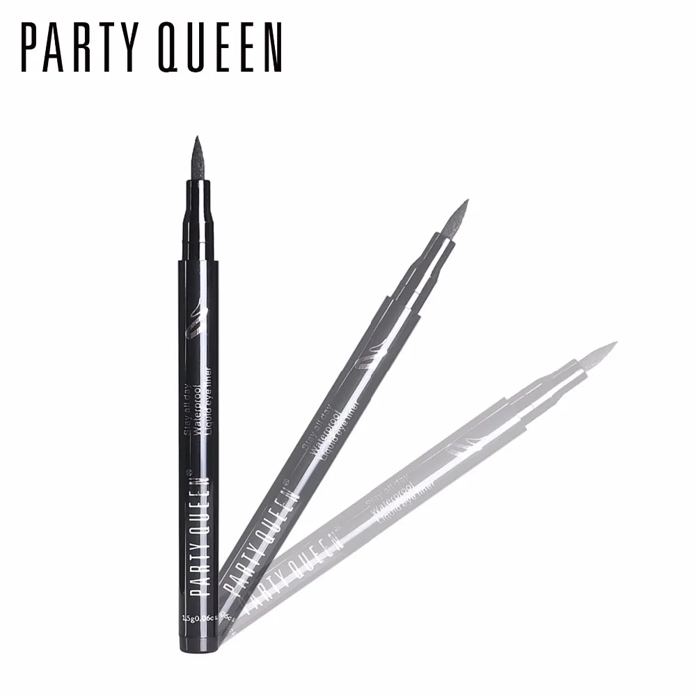 Party Queen Liquid Eyeliner Pencil Waterproof Long-Lasting Eyeliner Smooth Eye Liner Pen Sharp Makeup Cosmetic Brown Black Smoky Party Queen Liquid Eyeliner Pencil Waterproof Long-Lasting Eyeliner Smooth Eye Liner Pen Sharp Makeup Cosmetic Brown Black Smoky