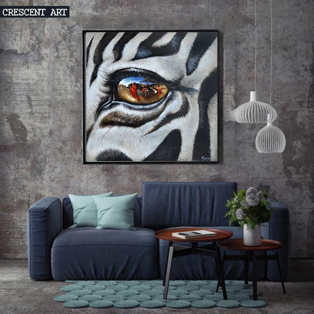 Owl Eye Animal Wall Art Spray Painting Canvas Oil Home Owl Eye Animal Wall Art Spray Painting Canvas Oil Home Decor Wildlife