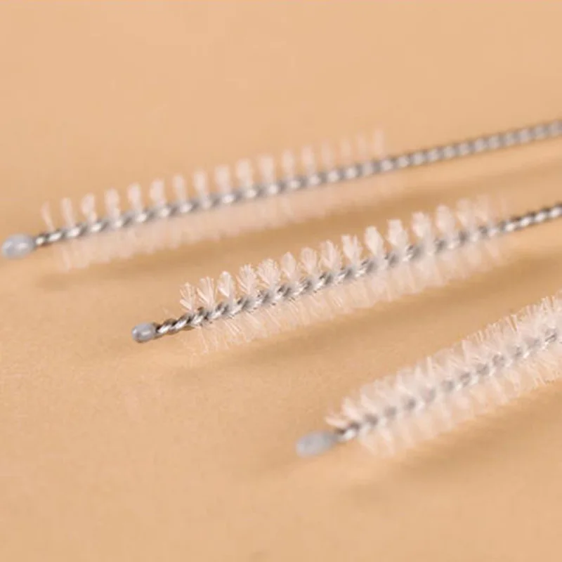 3X 17cm Nylon Cleaner Cleaning Brush Wash Stainless Steel Drink Pipe