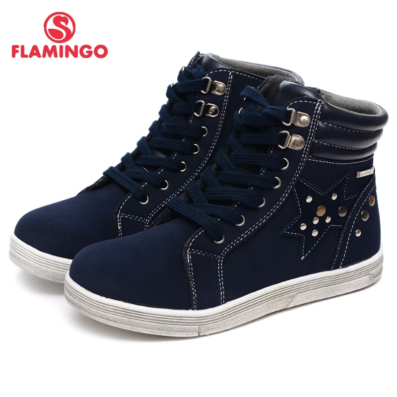 

FLAMINGO 2016 new collection autumn/winter fashion kids boots high quality anti-slip kids shoes for girls W6XY292