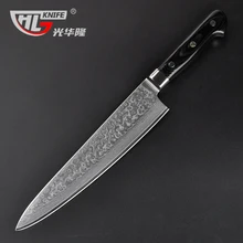 10 5 Inch damascus big font b knives b font new font b Kitchen b font