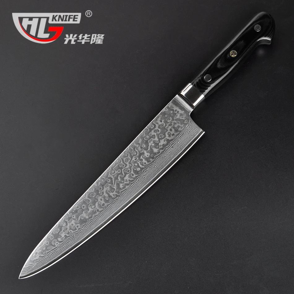 10 5 дюймов Дамаск большие ножи новый Кухня Ножи очень sharp для резки мяса Кливер