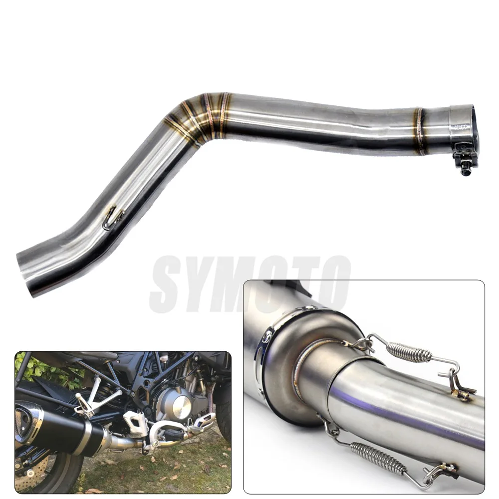 Sistema Di Tubi Di Collegamento Centrale Marmitta Moto 51Mm Per Benelli Trk502 Trk 502 Tutti Gli Anni Slip-On 2017