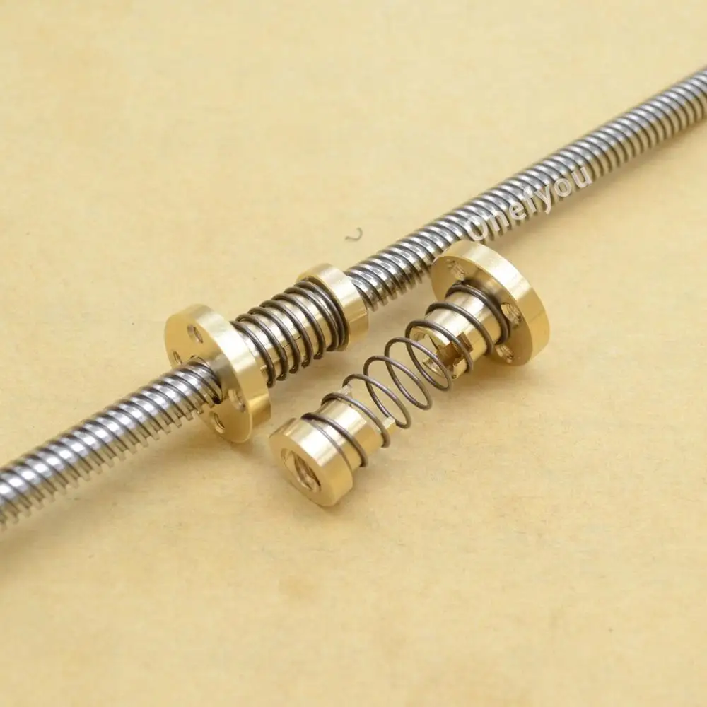 

Fussor 1 PCS TR8x8 Anti-backlash Spring loaded Nut For 8mm Acme threaded Rod Lead screws