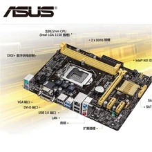 LGA1150 ASUS H81M-E материнская плата Micro ATX H81M-E системная плата H81M DDR3 для Intel H81 16GB настольная ПК материнская плата USB3.0 H81ME б/у