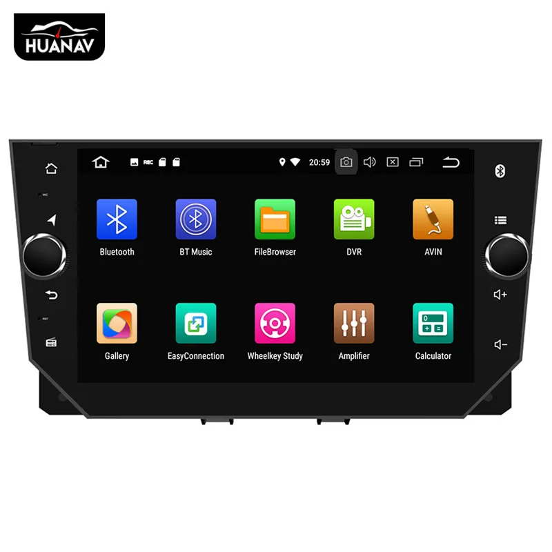 HUANVA Android8.0 нет DVD плеер автомобиля gps навигация для сиденья Ibiza мультимедиа автомобильный Радио плеер стерео авто лента recorde