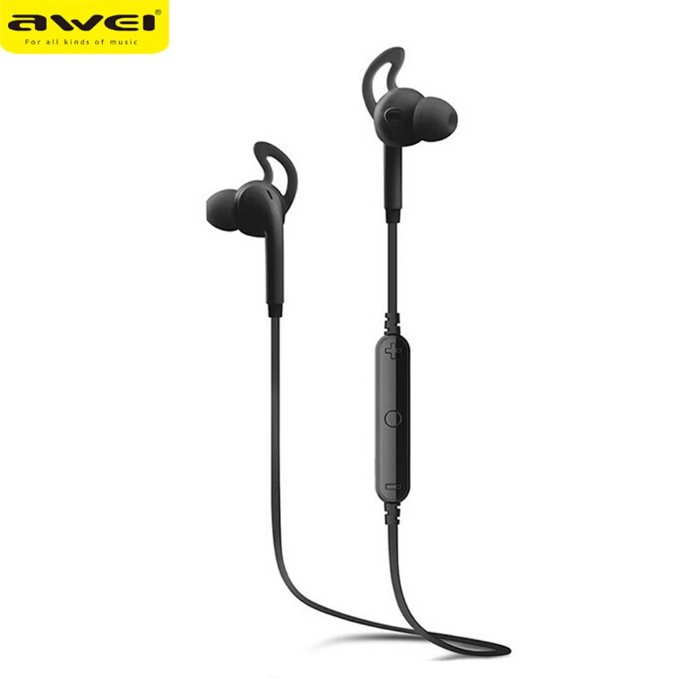 

Awei A610BL Wireless Earphone Bluetooth Stereo Music Headset Handsfree Sports Earphones with microphone for iPhone Samsung