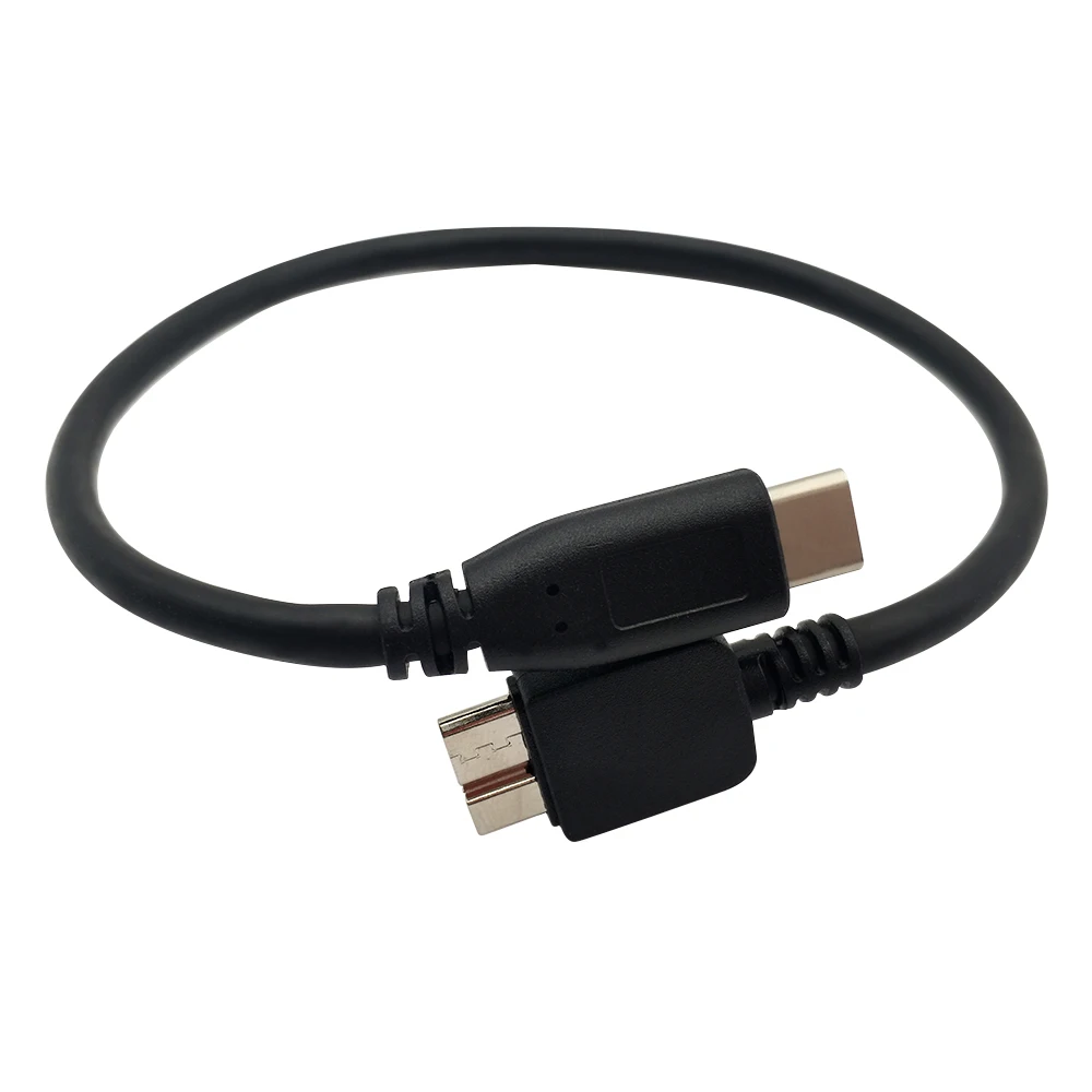 DANSPEED папа-папа M/M USB 2,0 Micro BM к USB 3,1 type C кабель для зарядки и передачи данных длина кабеля 25 см