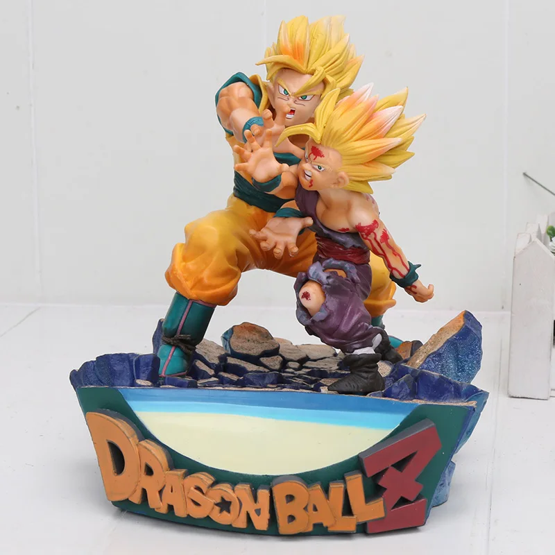 

Dragon Ball Z Father And Son Kamehameha Vs Cell Figure Goku Gohan PVC figure Toy Christmas Gifts