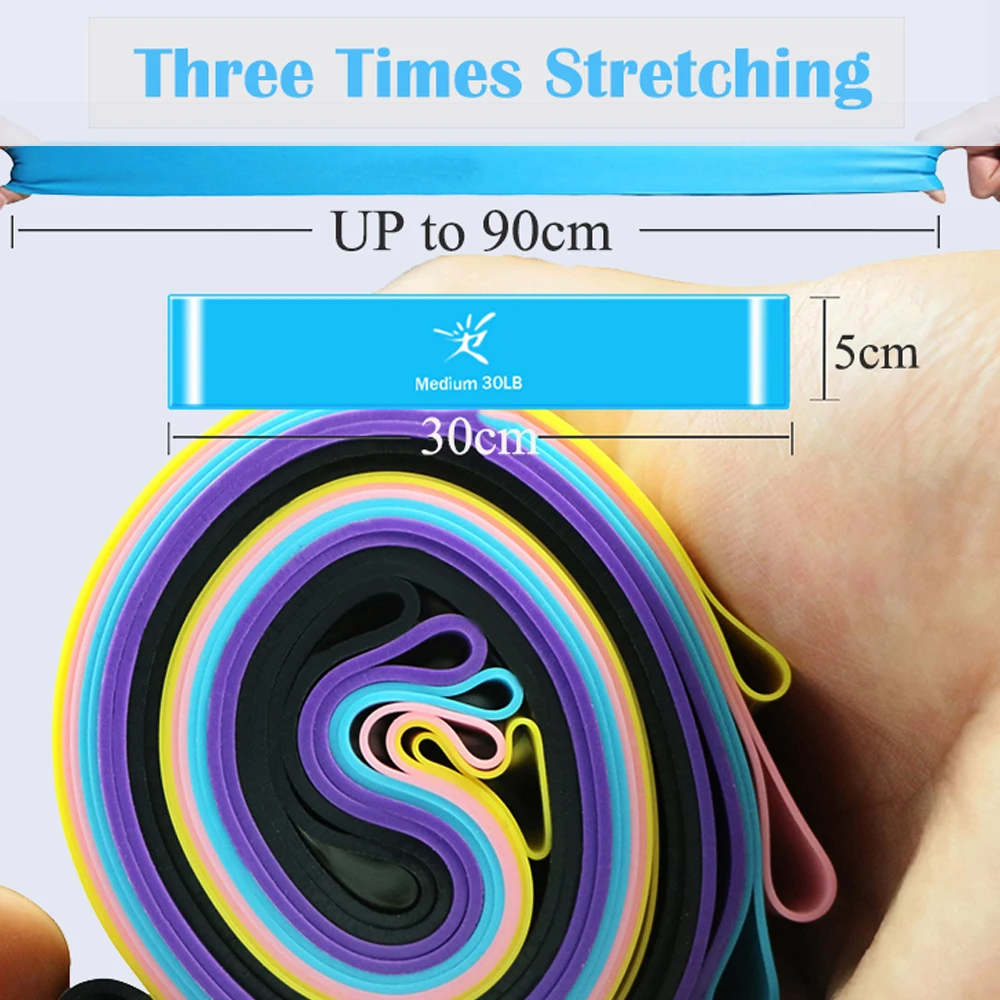 Resistance Loop Bands Elastic Rubber Bands for Fitness Equipment Fitness Elastic Bands Expander Pull Rope Gym Training Workout Resistance Loop Bands Elastic Rubber Bands for Fitness Equipment Fitness Elastic Bands Expander Pull Rope Gym Training Workout