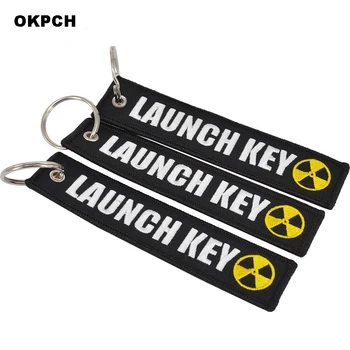 

Launch Patch with ring Bijoux Patcheswork for Motorcycles and Cars Scooters Tag Embroidery Key Fobs PK-0023