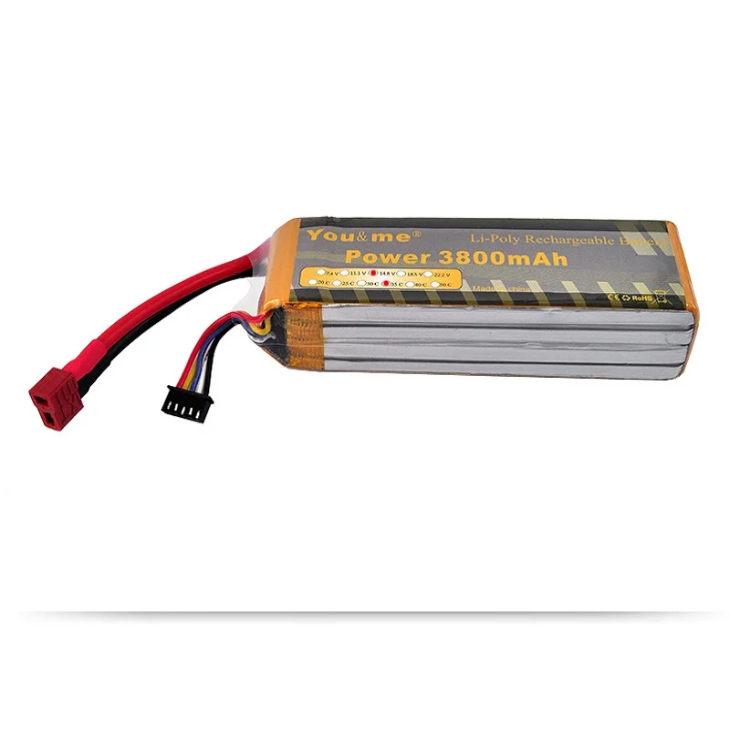 

You&me Multi-Axis quadcopter Lipo Battery 3800MAH 14.8V 35C MAX 70C AKKU LiPo RC Battery For RC Helicopter Car