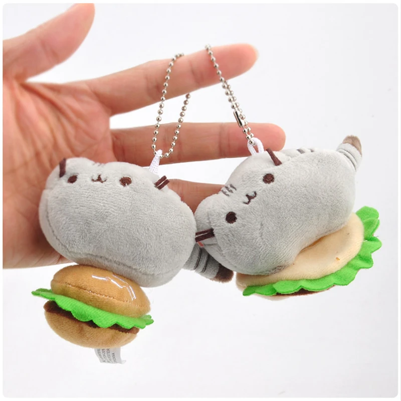 cheeseburger cat plush