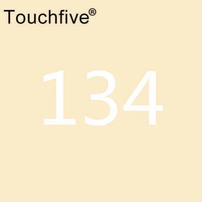 134 TOUCHFIVE опционально цвет соответствия искусство маркеры Кисть ручка эскиз на спиртовой основе маркеры двойная головка манга ручки для рисования товары для рукоделия - Цвет: 134