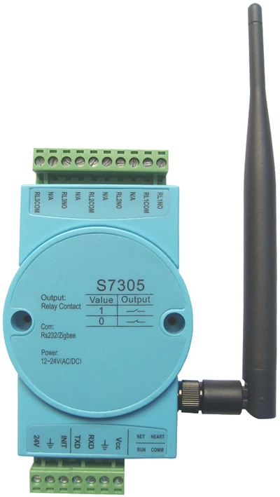 

3 power switch relay output module, wireless transmission module ZIGBEE