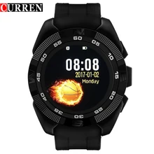 NEW CURREN X4 Smart phone watch Heart Rate Step counter Stopwatch Ultra thin Bluetooth Wearable Devices Sports For IOS Android