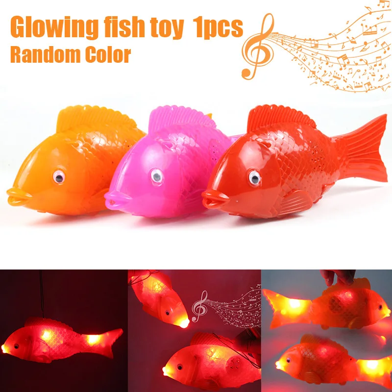 

Electric Glowing Fish Toy Swing Educational Cute Durable Gift for Children Kids YJS Dropship